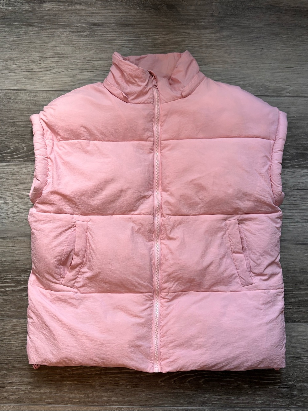 Pink Puffer Vest Jacket
